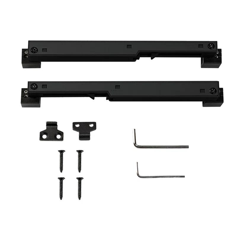Quiet Glide Hook Mini Standard Single Track Barn Door Hardware Kit (Door Not Included)