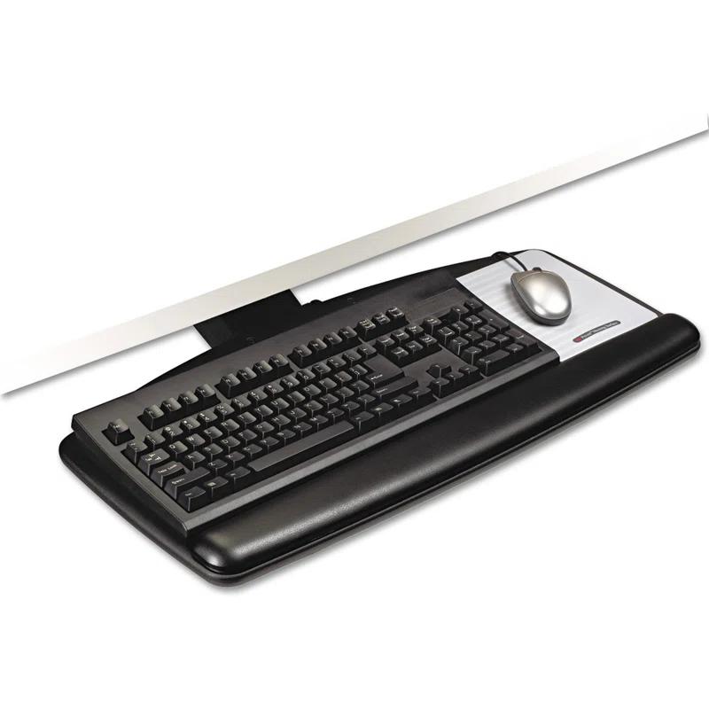 3M 3M Easy Adjustable Keyboard Tray 28'' H x 12.7'' W Desk