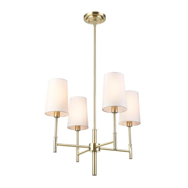 Mercer41 Asuman 4 - Light Dimmable Classic / Traditional Chandelier