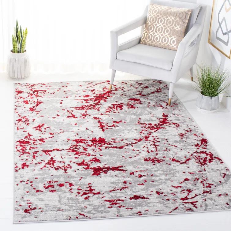 Red Barrel Studio® Skyler Performance Abstract Rug