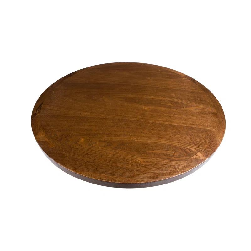 BFM Seating Veneer Round Indoor Table Top