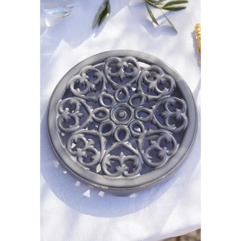 Staub Cast Iron Round Lilly Trivet