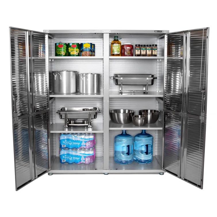 UltraHD® Seville Classics UltraHD Extra-Wide Storage Cabinet, 60" W x 24" D x 72" H