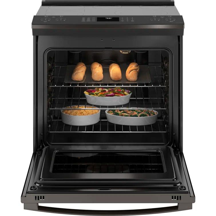 GE Profile™ GE Profile Smart Appliances 30" 5.3 cu.ft. Slide-in Electric Range PSS93BPTS