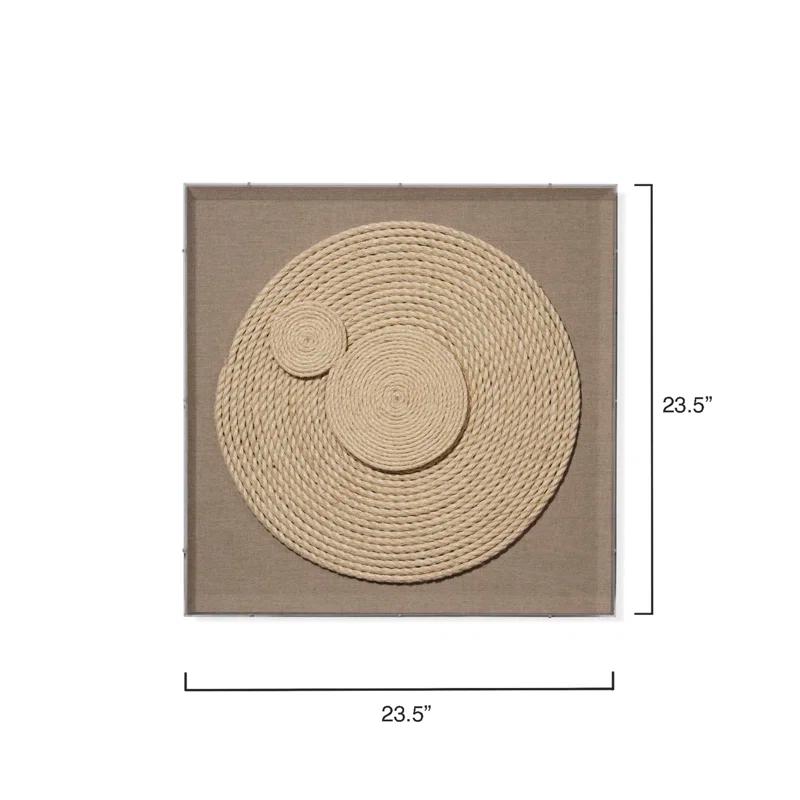 Jamie Young Company Handmade Farmhouse Abstract Wall Decor on Rope