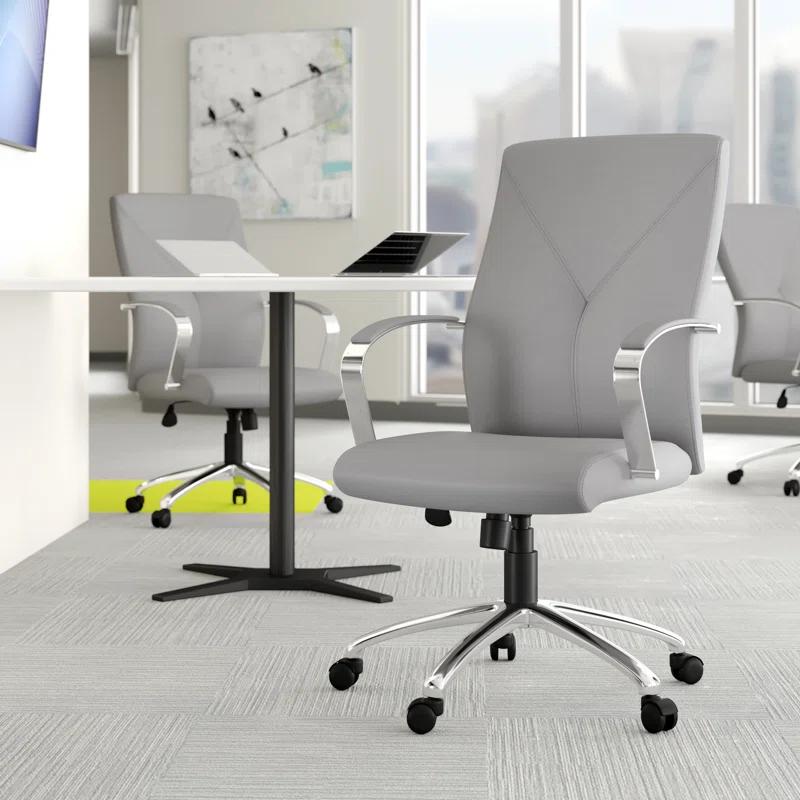 Boss Office Products Leather Conference Chair