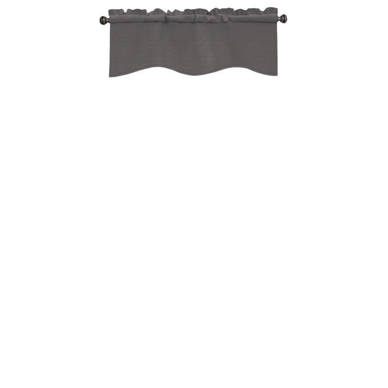 Eclipse Kendall Scalloped 42'' W Window Valance