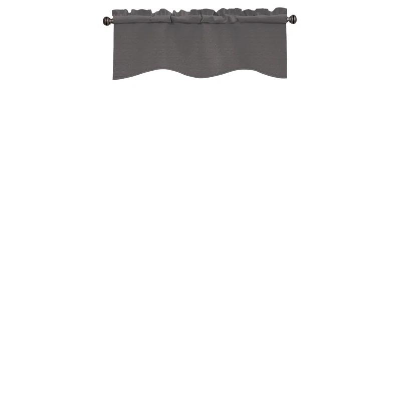 Eclipse Kendall Scalloped 42'' W Window Valance