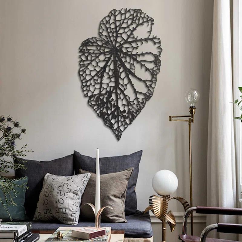 Metal Leaf Wall Decor