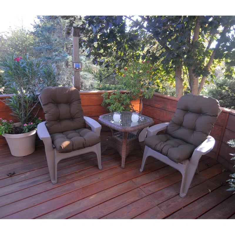 Outdoor 3'' Adirondack Chair Seat / Back Cushion