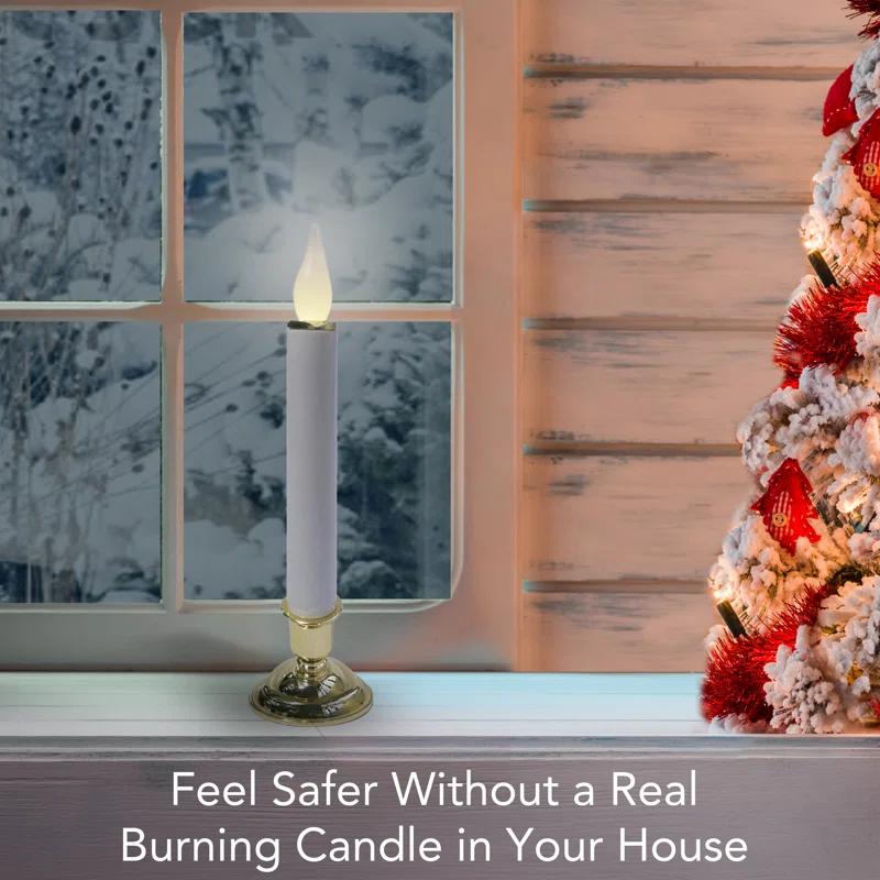Brite Star Unscented Flameless Taper Candle