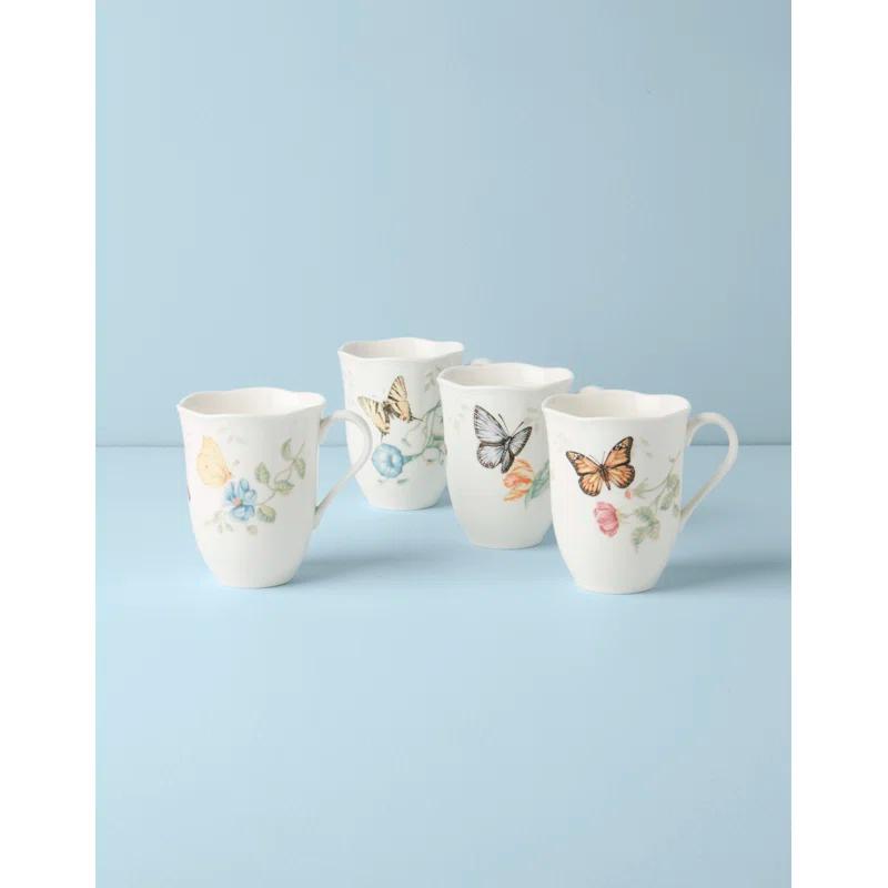 Lenox Butterfly Meadow 4-Piece Mug Set (Set of 4)
