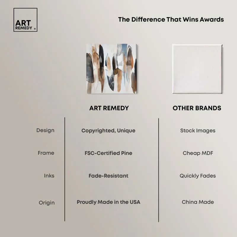 Art Remedy Espresso Martini II Canvas Neutral Abstracts by Art Remedy