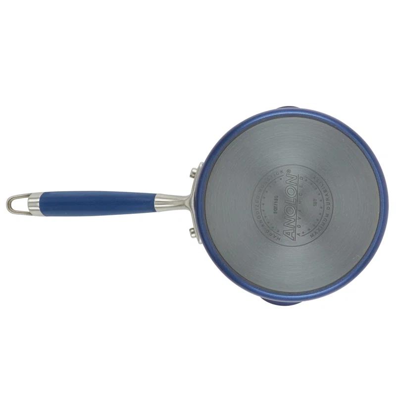 Anolon Anolon Advanced Home Hard Anodized Nonstick Saucepan With Straining Lid, 2 Quart