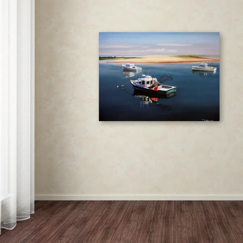 Trademark Fine Art " Cape Cod Fishing Boats " by Paul Walsh