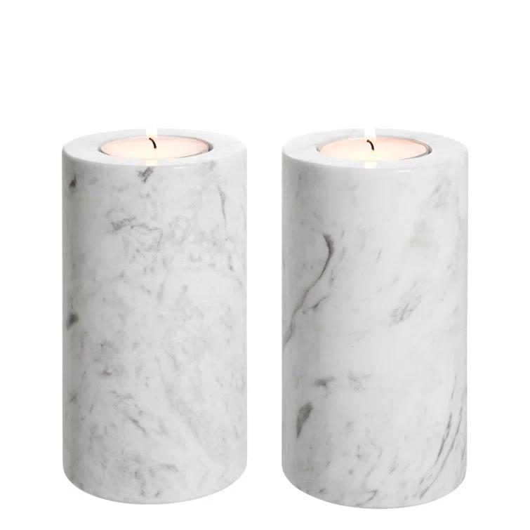 Eichholtz Stone Tabletop Tealight Holder (Set of 2)