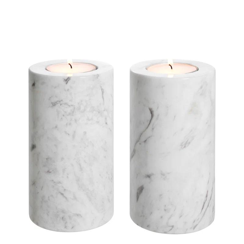 Eichholtz Stone Tabletop Tealight Holder (Set of 2)