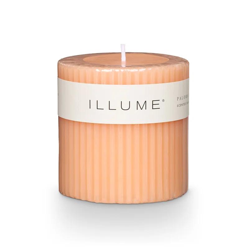 Selin Paloma Petal Pillar Candle