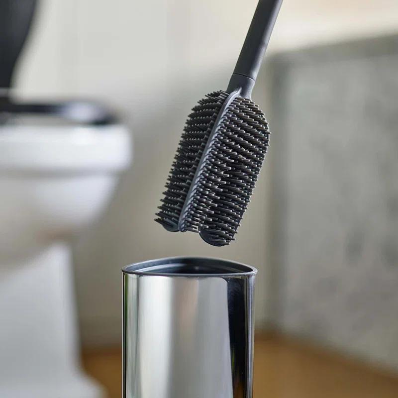 Joseph Joseph Flex 360 Luxe Stainless Steel Toilet Brush