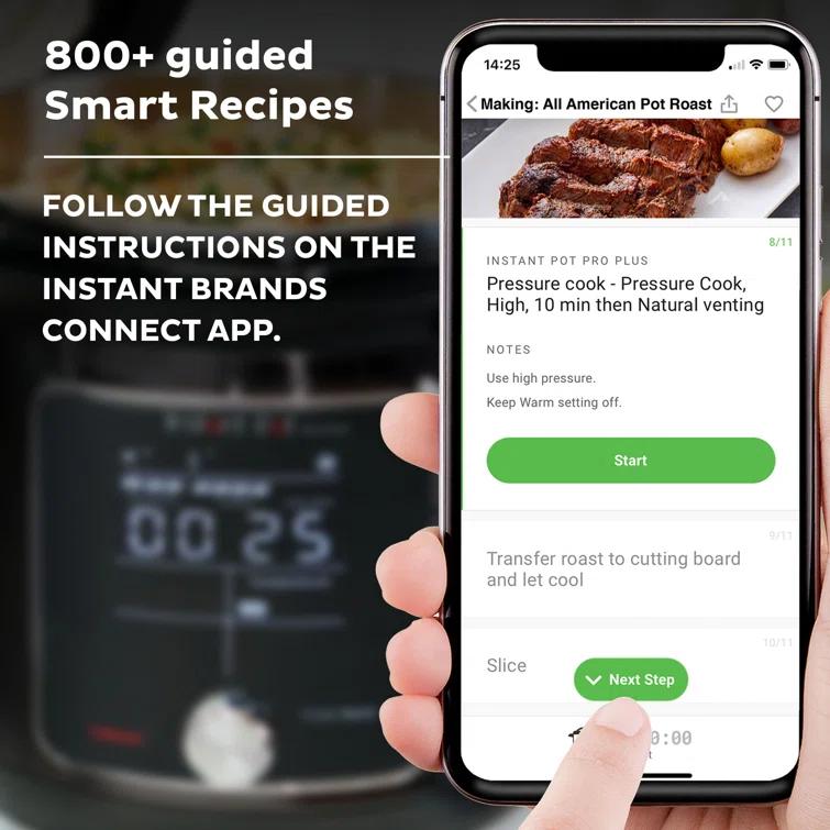 Instant Pot ® 6-Quart Pro Plus ™ Smart Pressure Cooker