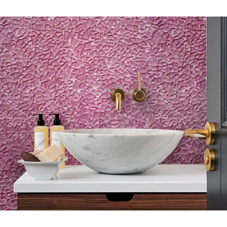 Apollo Tile Glass Pebbles Mosaic Wall & Floor Tile