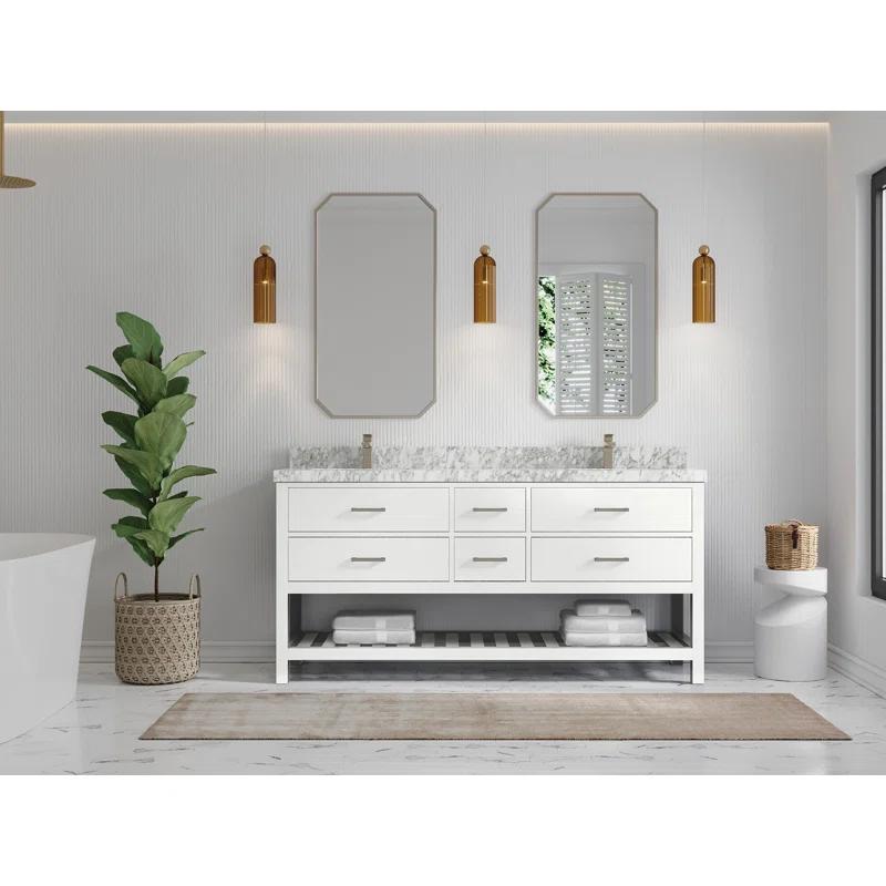 Willow Collections Parker 72'' Double Bathroom Vanity with Top