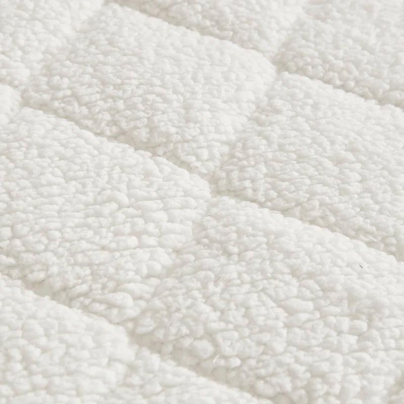 Woolrich Woolrich Electric Heated Sherpa White Mattress Pad Twin XL