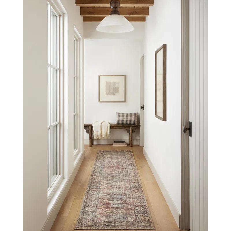 Georgie Oriental Bordeaux/Antique Area Rug
