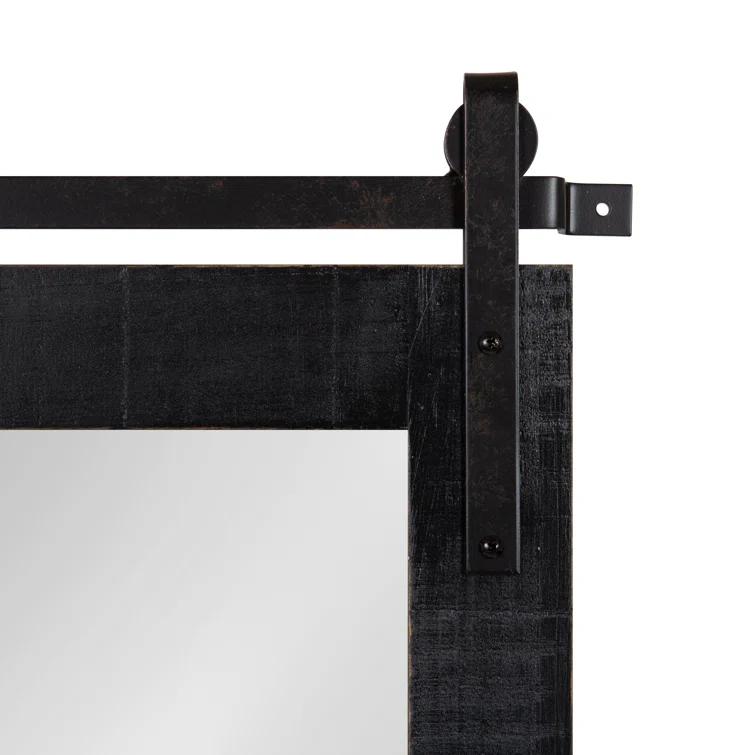 Joss & Main Enora Wood Mirror with Shelves