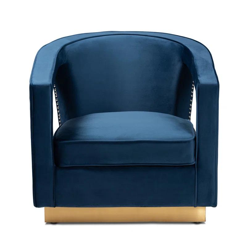 Rosdorf Park DelRe Velvet Armchair