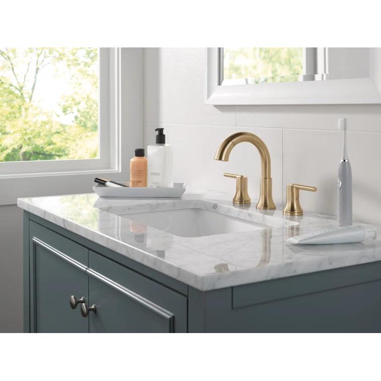 Trinsic Widespread Bathroom Faucet 3 Hole, 2-handle Bathroom Sink Faucet with Drain Assembly