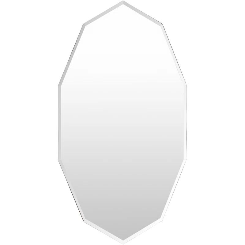 Three Posts™ Teen Briana Flat Wall Mirror