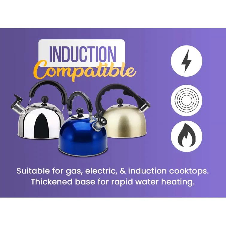 YBM Home YBM Home 3 Quarts Whistling Stovetop Tea Kettle