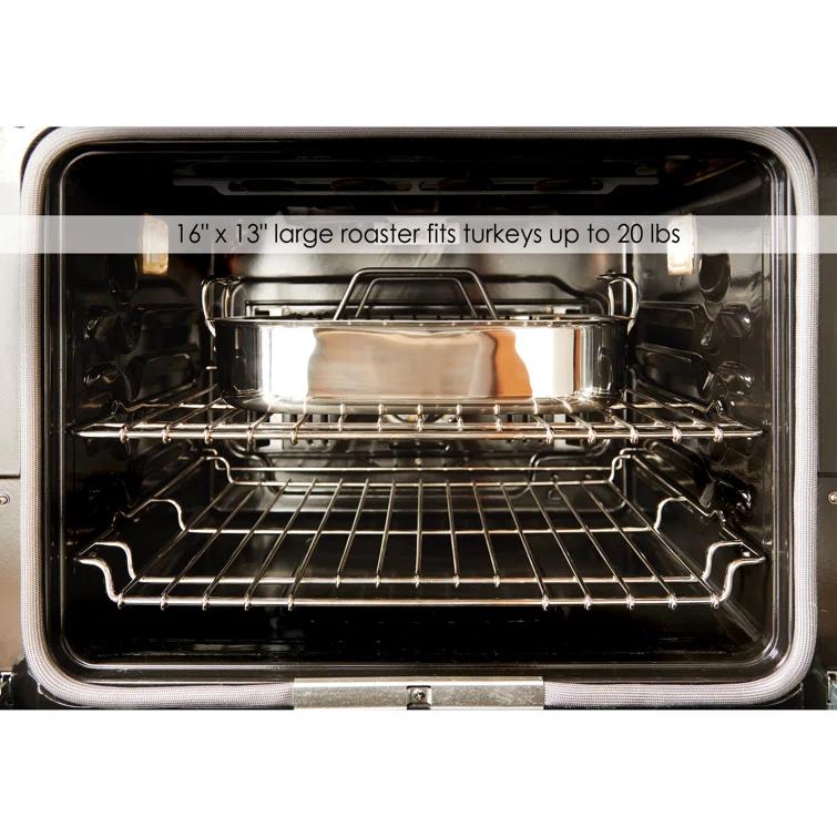 All-Clad ® Stainless Steel Large 16" Roaster with Rack