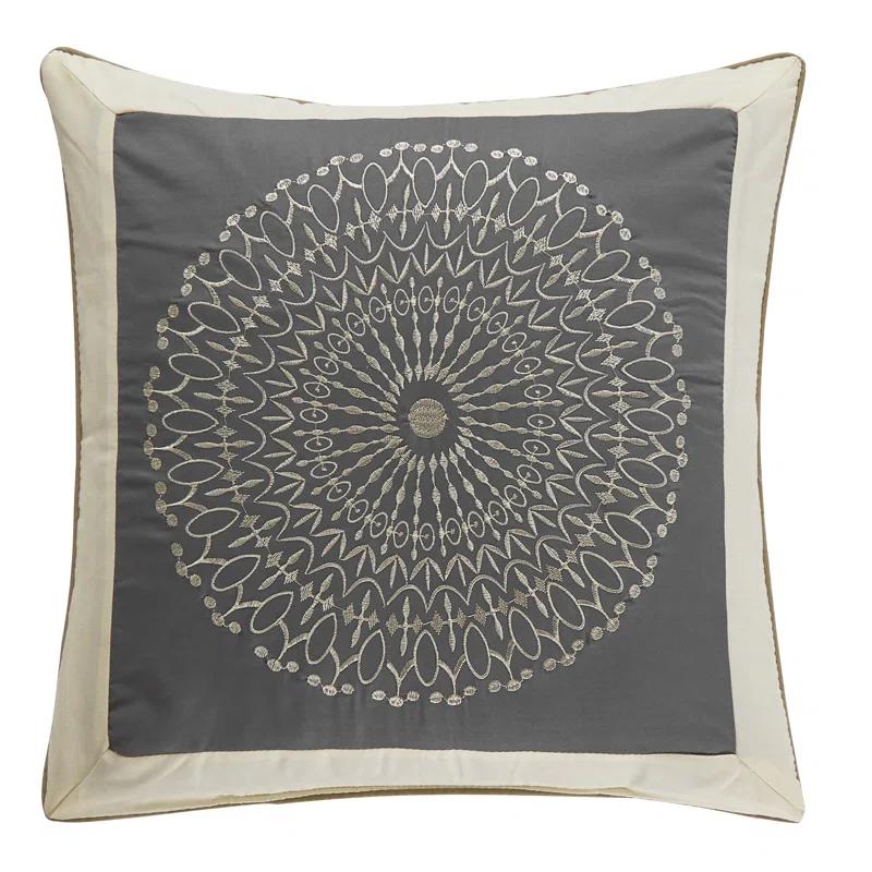 Nanshing America, Inc Angellyna 10 Piece Medallion Print Comforter Set & Reviews | Wayfair