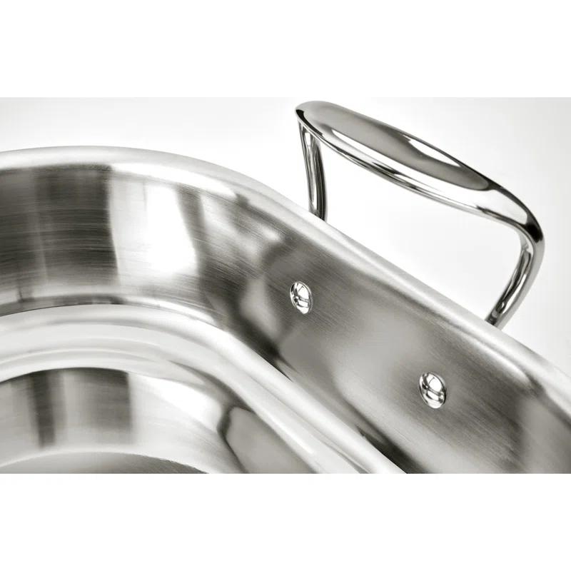 All-Clad ® Stainless Steel Large 16" Roaster with Rack