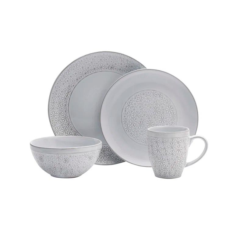 Pfaltzgraff Pfaltzgraff Blossom 16-Piece Stoneware Dinnerware Set, Service for 4