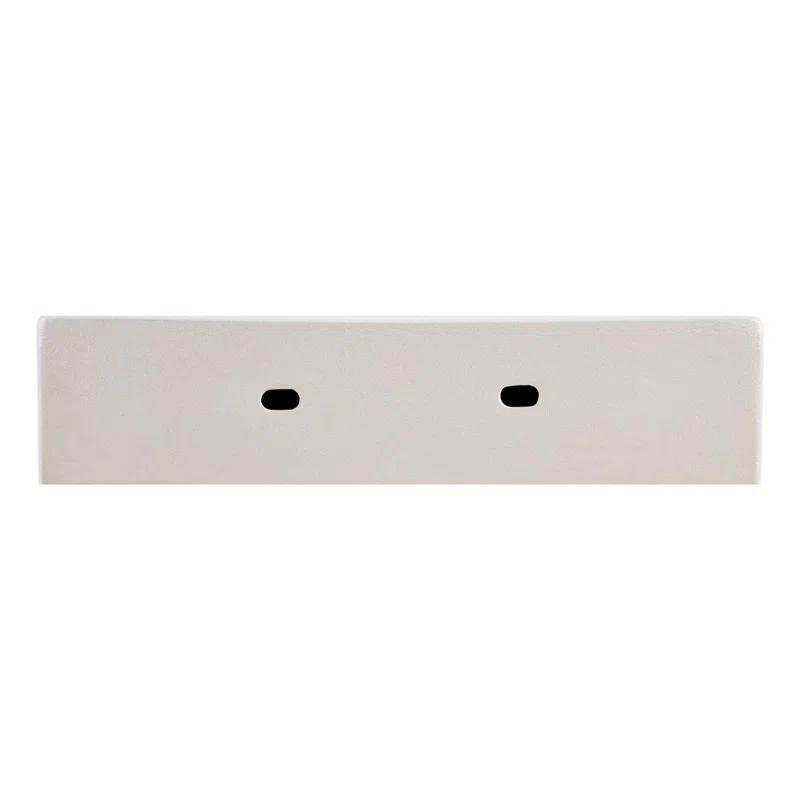Signature Hardware 484632 22" Kaisy White Porcelain Rectangular Wall Mount Bathroom Sink with Overflow