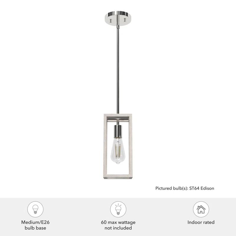 Hunter Fan Squire Manor 1 - Light Rectangle Mini Pendant