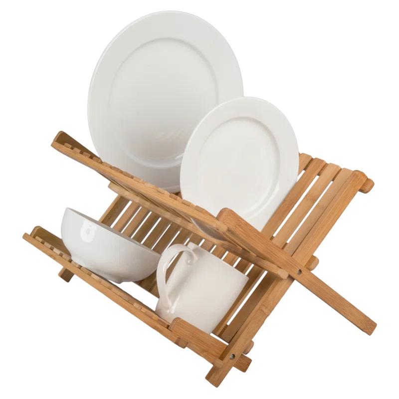 BIA Cordon Bleu Danesco Bamboo Collapsible Dish Rack