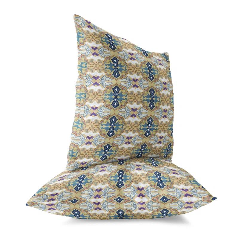 Amrita Sen Floral Elegance Floral Reversible Throw Pillow