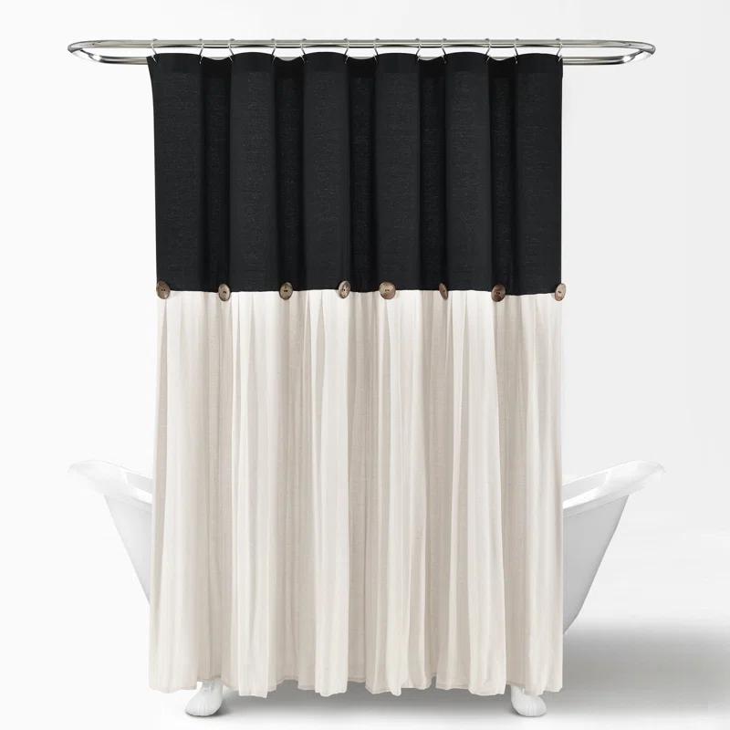 Lush Decor Beckham Shower Curtain