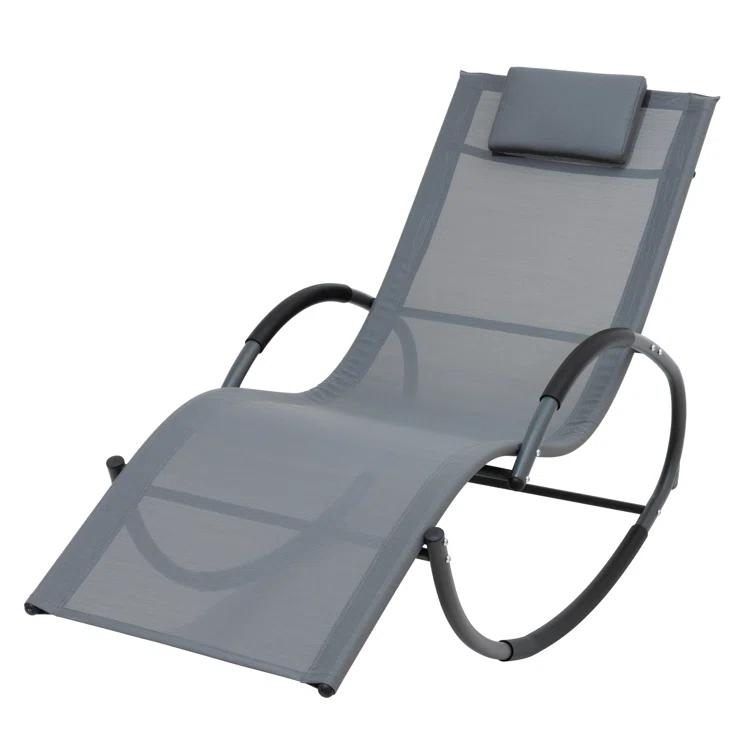 Deko Living Outdoor Metal Chaise Lounge | Wayfair