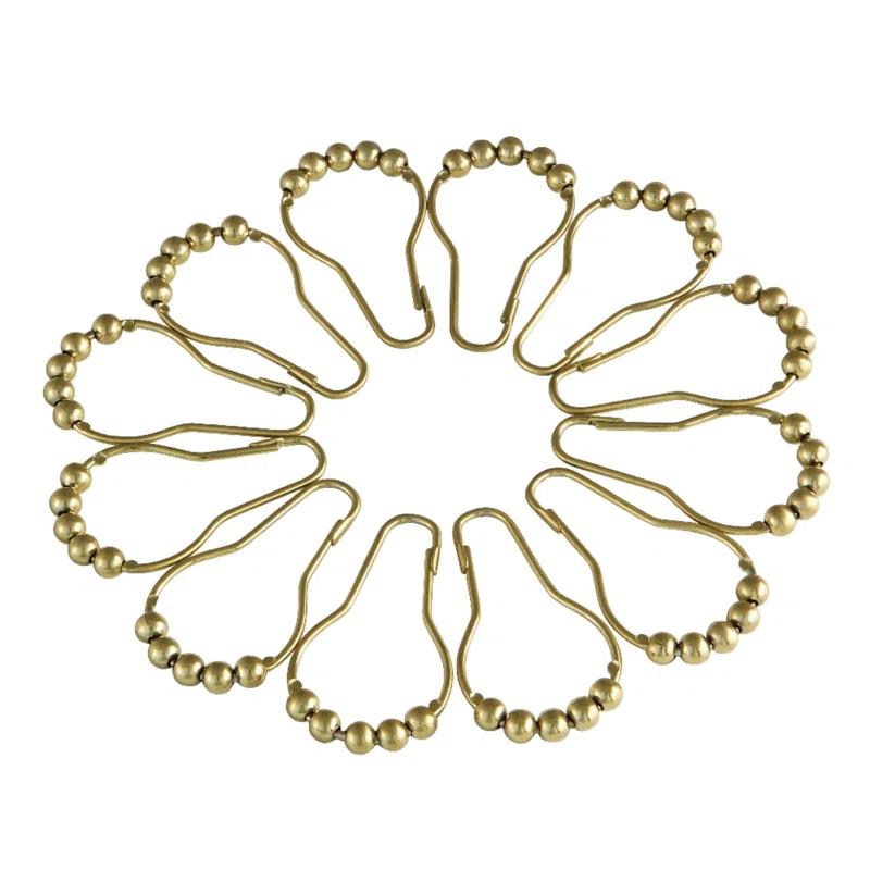 Kingston Brass Kingston Brass Edenscape Roller Ball Shower Curtain Rings (Set of 12)