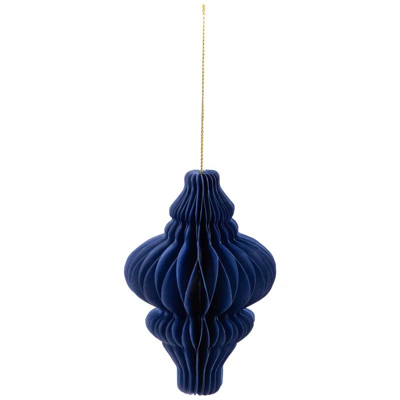 Northlight Seasonal Accordion Honeycomb Foldable Paper Christmas Ornaments - 4" - Set Of 4