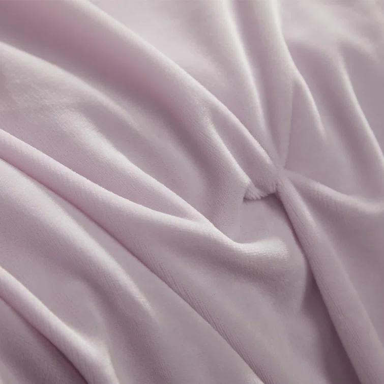 Juicy Couture Juicy Couture Kiss Pleat Plush Micromink Comforter Sets