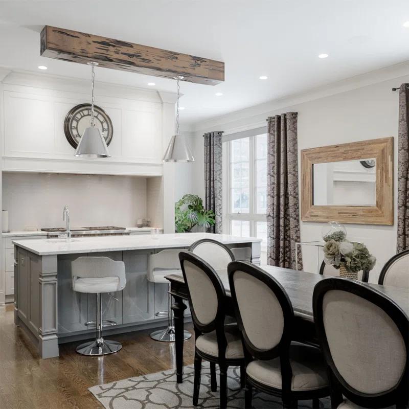 Ekena Millwork Pecky Cypress Endurathane Faux Wood 3-Sided Ceiling Beam (U-beam) | Wayfair