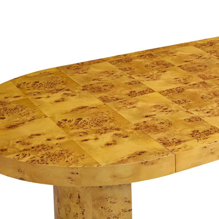 Jonathan Adler Bond Extendable Solid Wood Top Dining Table