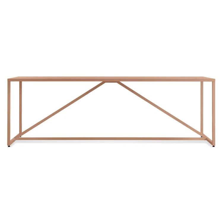 Strut Mid-Century Modern Walnut Dining Table 29" H x 74.5" L