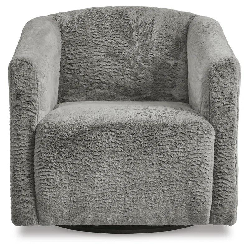 Wrought Studio™ Lagatha Upholstered Swivel Accent Chair